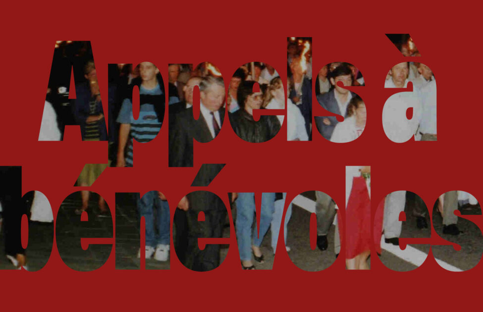 Appels à bénévoles 