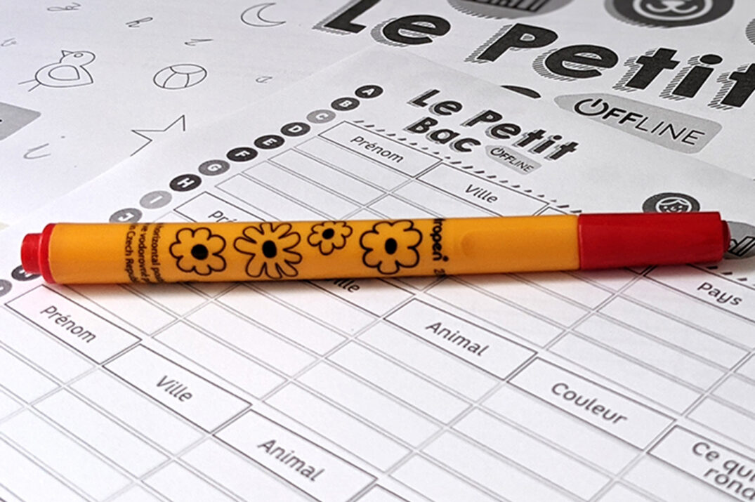 Petit Bac spécial enfants