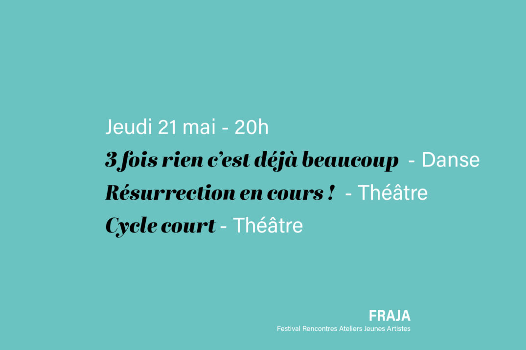 Jeudi 21 mai 20h – Spectacles