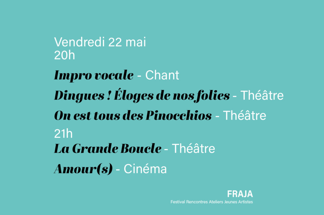 Vendredi 22 mai   Spectacles